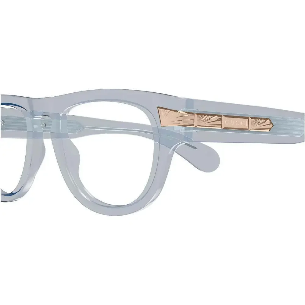 NWT Gucci GG1519O-004 Light Blue 51mm Eyeglasses - Picture 2 of 4